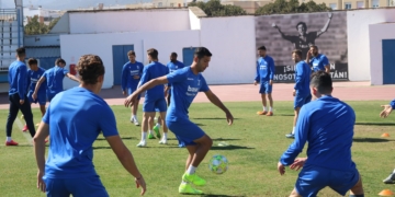 Imagen del capitán melillense, en el entrenamiento de ayer.