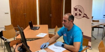 Fidel Martínez, uno de los organizadores desde Melilla.
