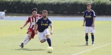 El jugador melillense, en uno de los partidos de esta temporada.