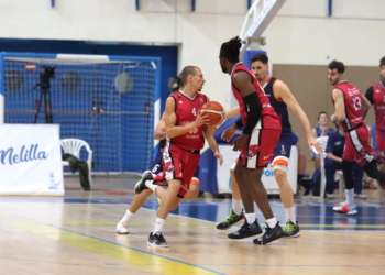 Partido de esta temporada del Melilla Baloncesto.