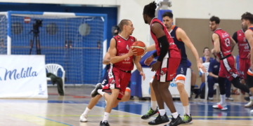Partido de esta temporada del Melilla Baloncesto.