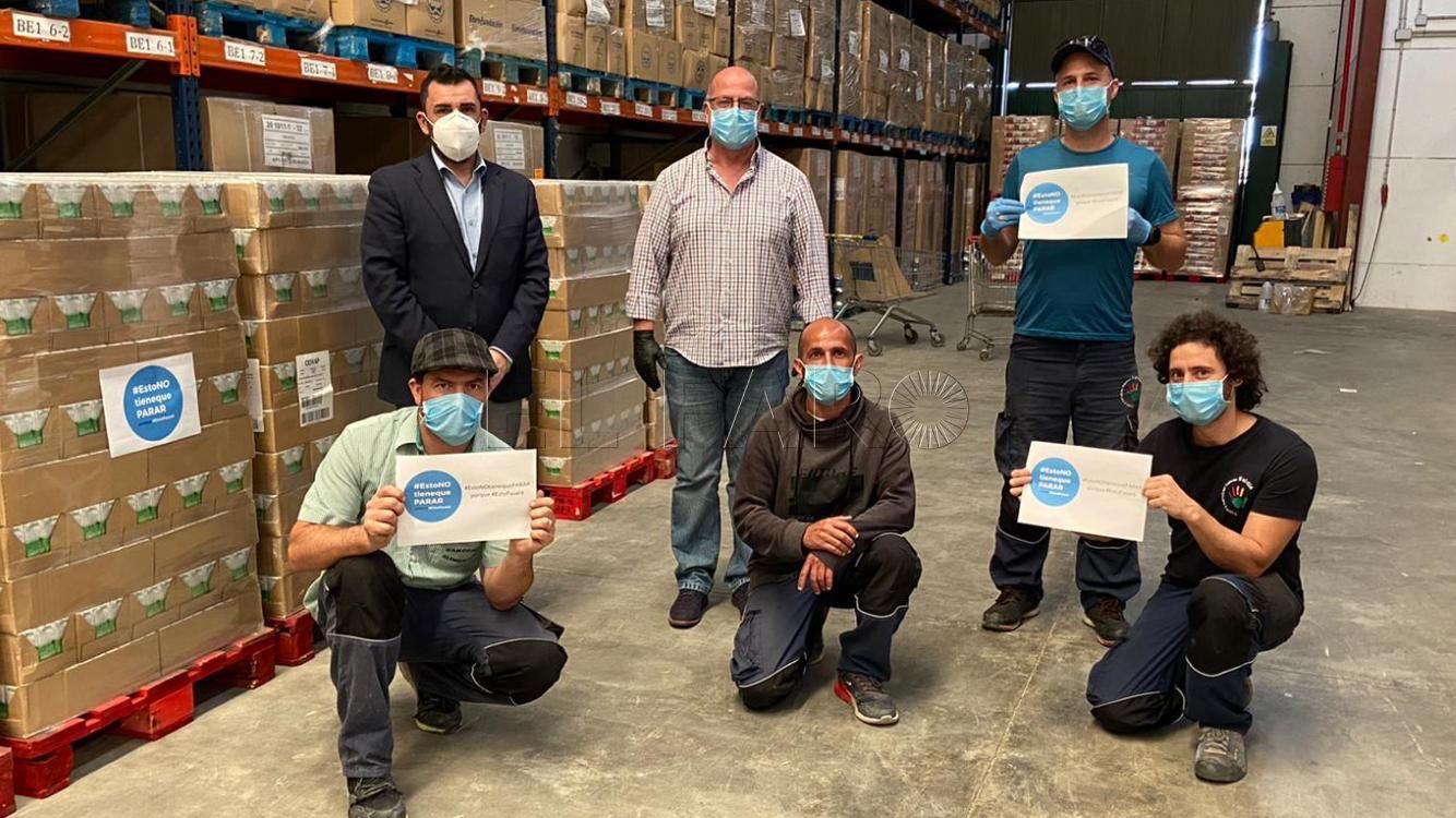 Mercadona entrega 8.400 litros de leche a Bancosol