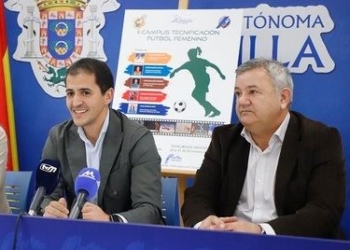 Rachid Bussian, consejero de Deportes junto a Diego Martínez.