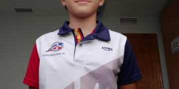 Azul Sánchez, campeona de la última regata celebrada.