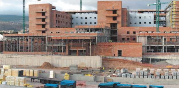 Tragsa sigue a buen ritmo la obra del nuevo hospital