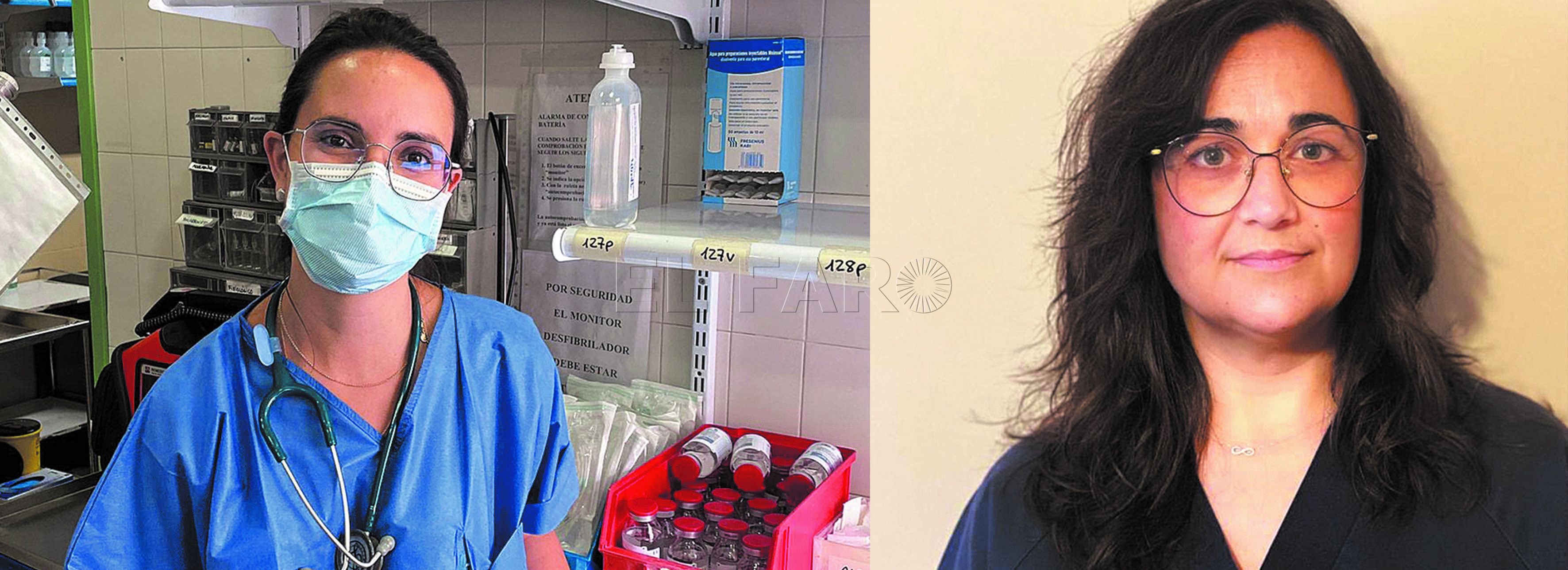 Sanitarios, primera línea contra el virus