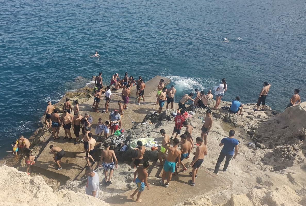 Precaución en las playas