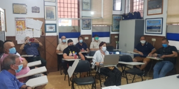 Imagen de los pescadores deportivos que acudieron a esta charla.