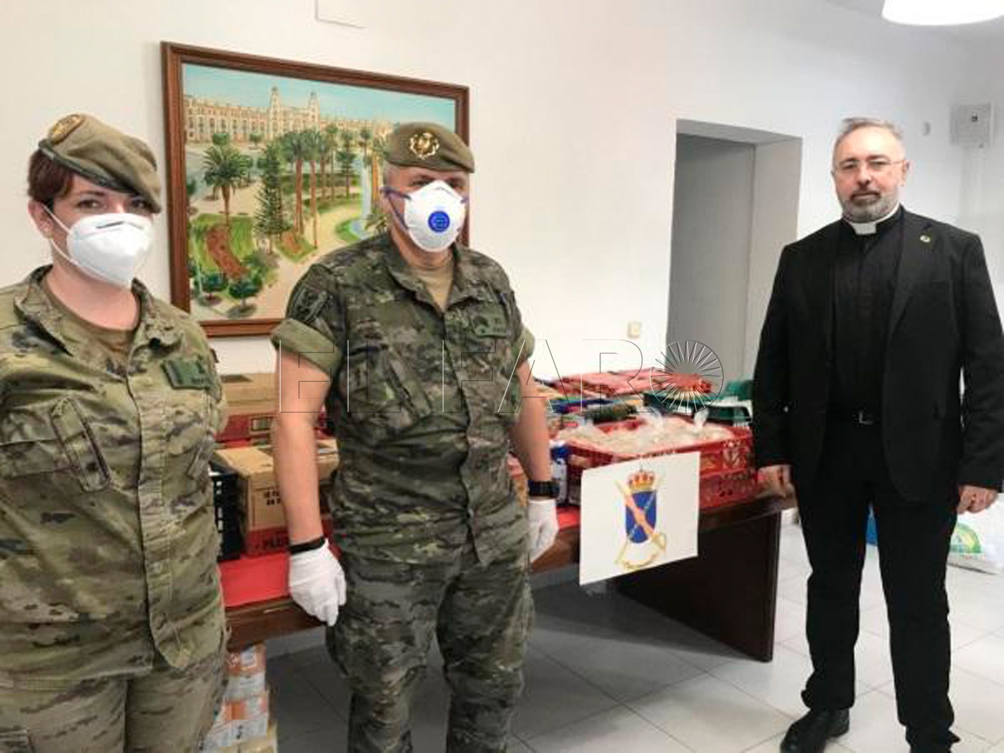 La Comgemel y Cáritas unidos en una campaña de recogida de alimentos