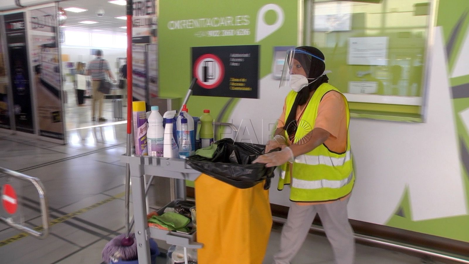 El aeropuerto refuerza su seguridad con el Plan de Recuperación Operativa
