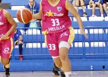 Imagen de Ainara Mohamed durante uno de los partidos disputados.