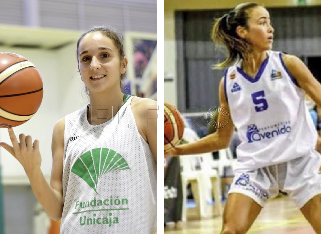 Conchi Satorre e Irene Mata fichan con la escuadra del MSC La Salle