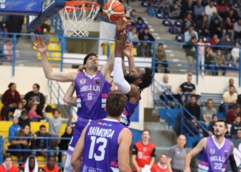 Imagen de uno de los partidos de la pasada temporada.