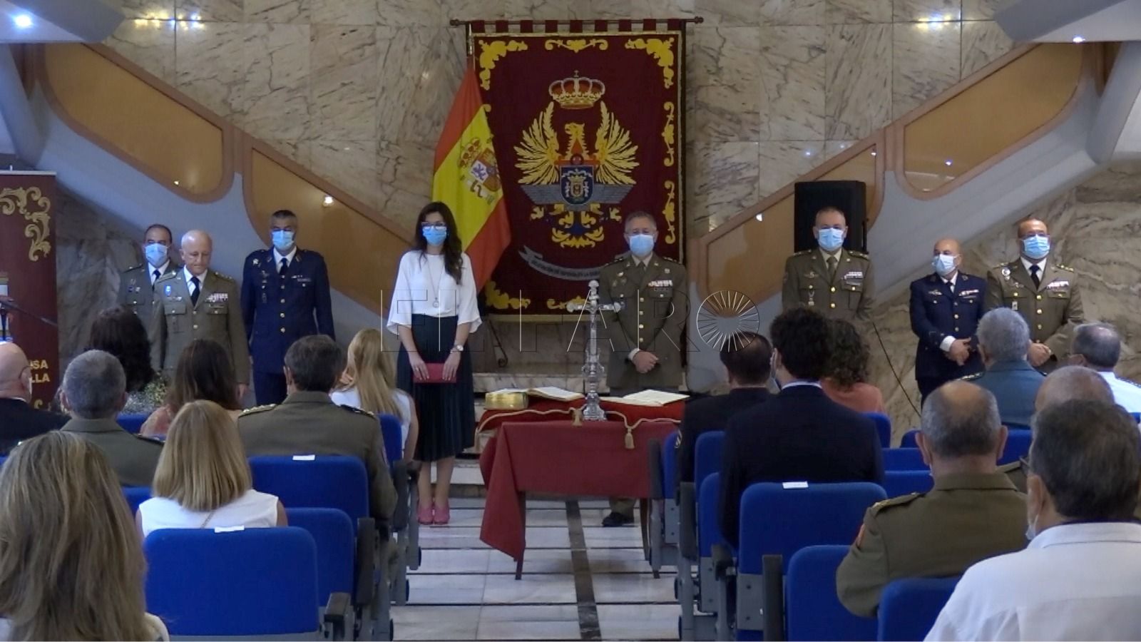 El nuevo delegado de Defensa jura el cargo en el Casino Militar