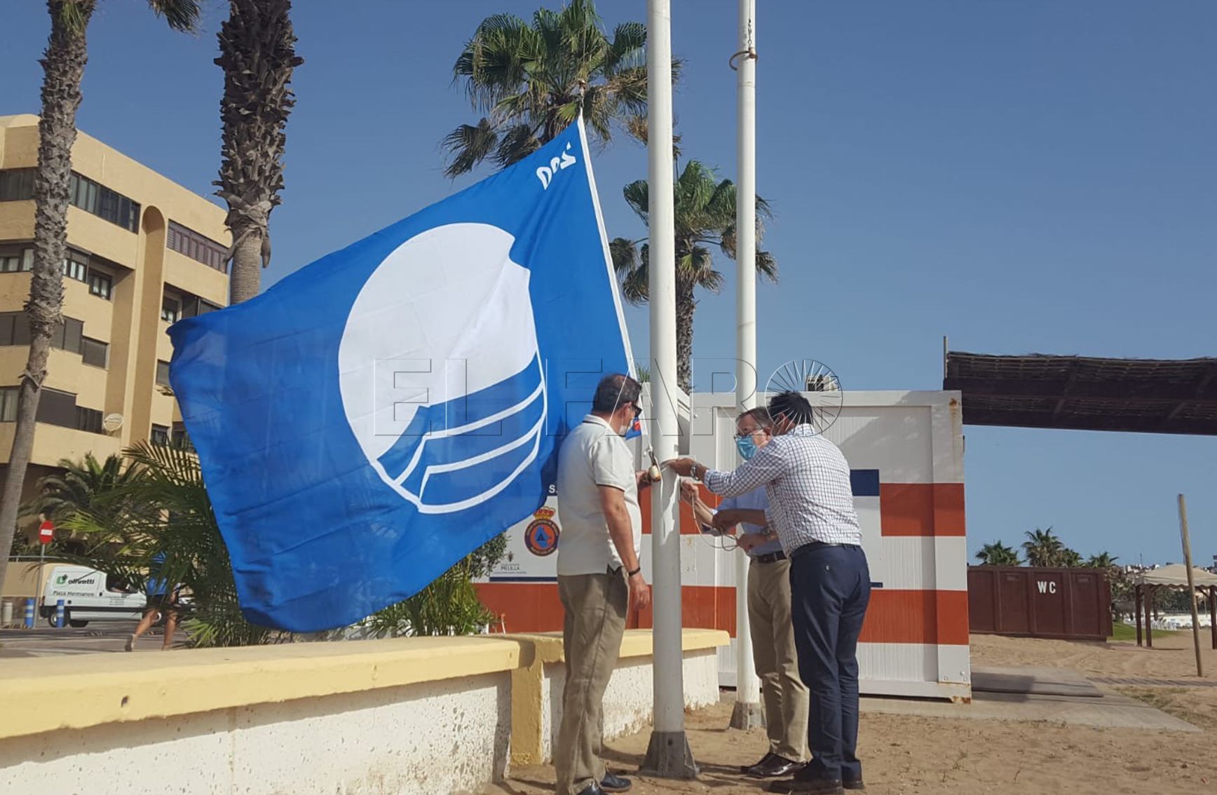 La bandera azul ondea en Los Cárabos