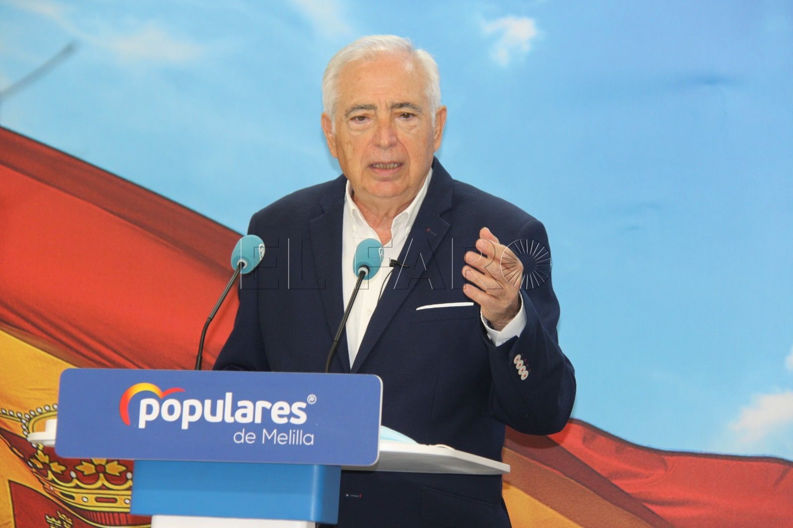 Imbroda dice que Aberchán “demuestra que manda él” y que presenta la gestión del Gobierno como presidente