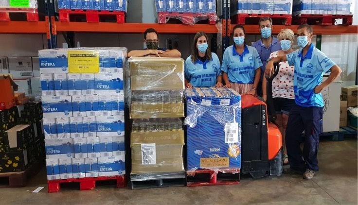 Mercadona entrega 2.575 kilos de productos al Banco de Alimentos