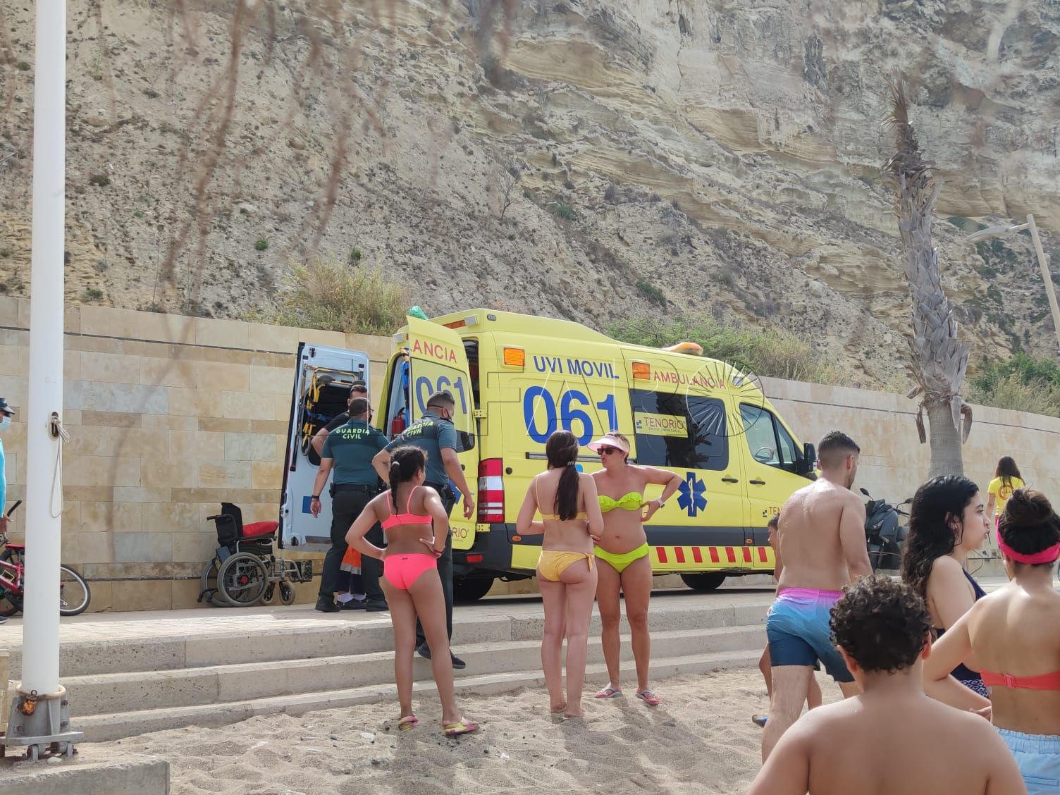 Rescatan a una persona en Horcas Coloradas