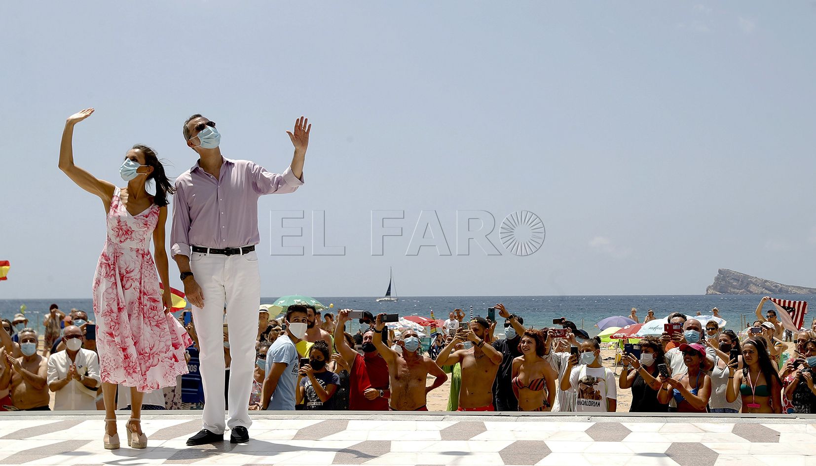 La visita de Felipe VI a Benidorm, la sexta a Alicante en su reinado