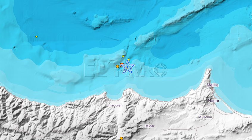 Terremoto de 3,6 en Alhucemas que se siente en Melilla