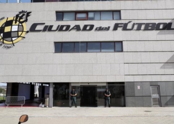 Sede de la Real Federación de Fútbol, en la capital de España.