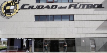 Sede de la Real Federación de Fútbol, en la capital de España.