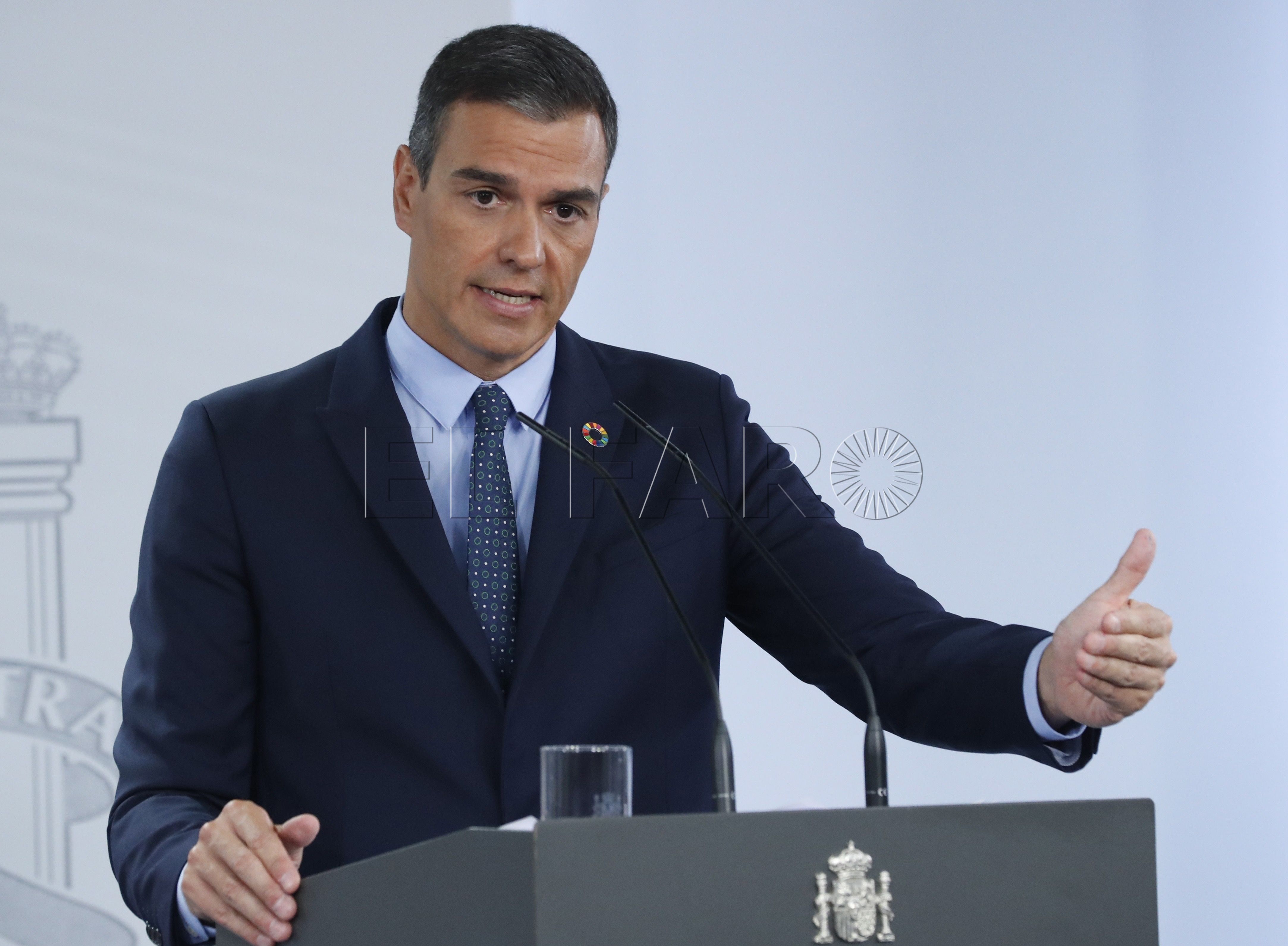 Sánchez recuerda a las comunidades que pueden pedir el estado de alarma