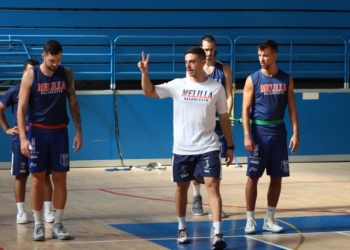 Rafa Vaz durante una de las sesiones de entrenamiento.