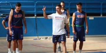 Rafa Vaz durante una de las sesiones de entrenamiento.