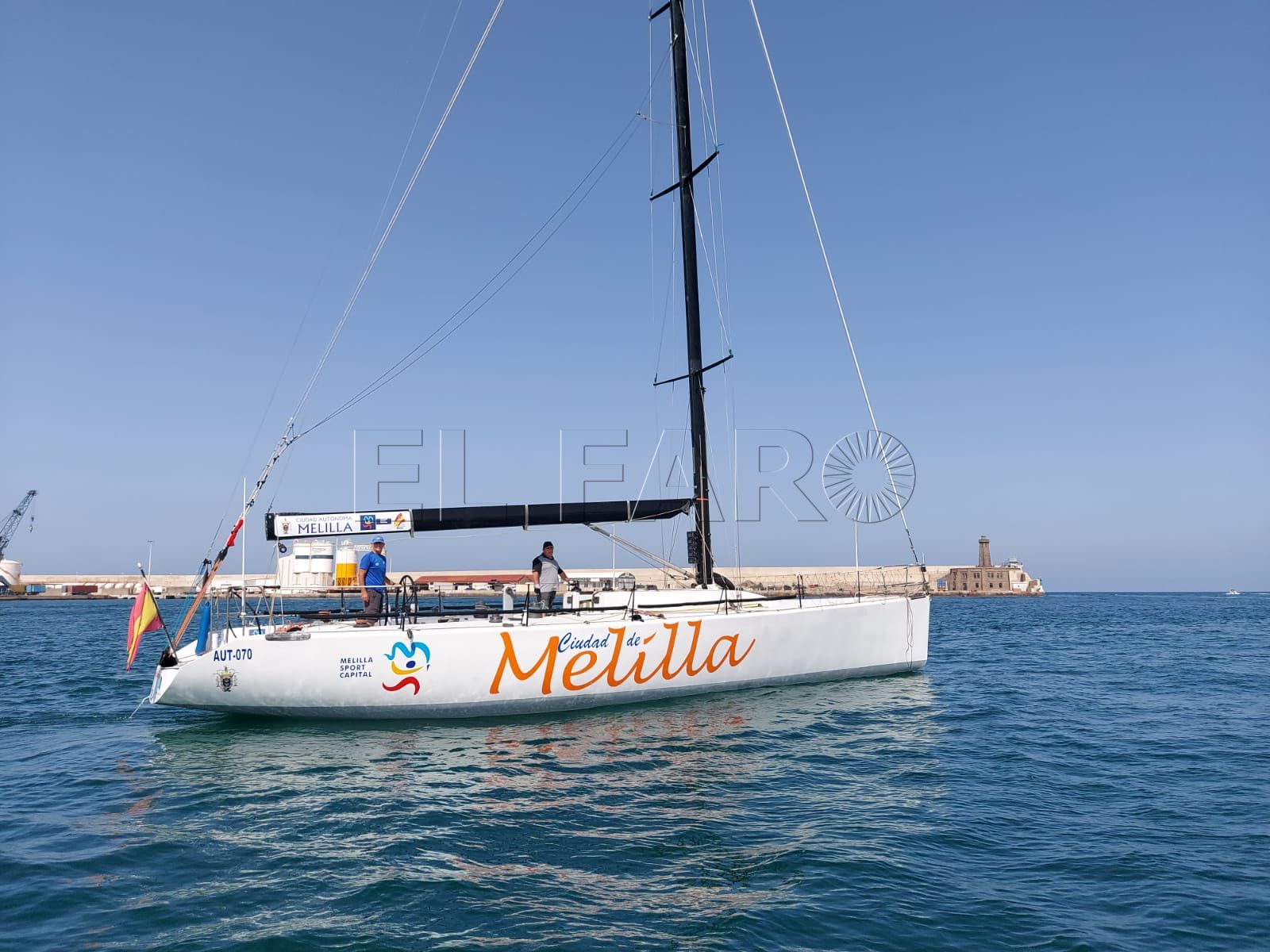 El Ciudad de Melilla Sport Capital listo para navegar en Málaga