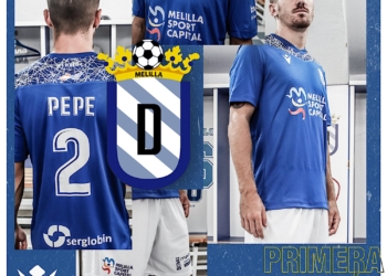 Primera equipación del cuadro melillense.