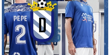 Primera equipación del cuadro melillense.