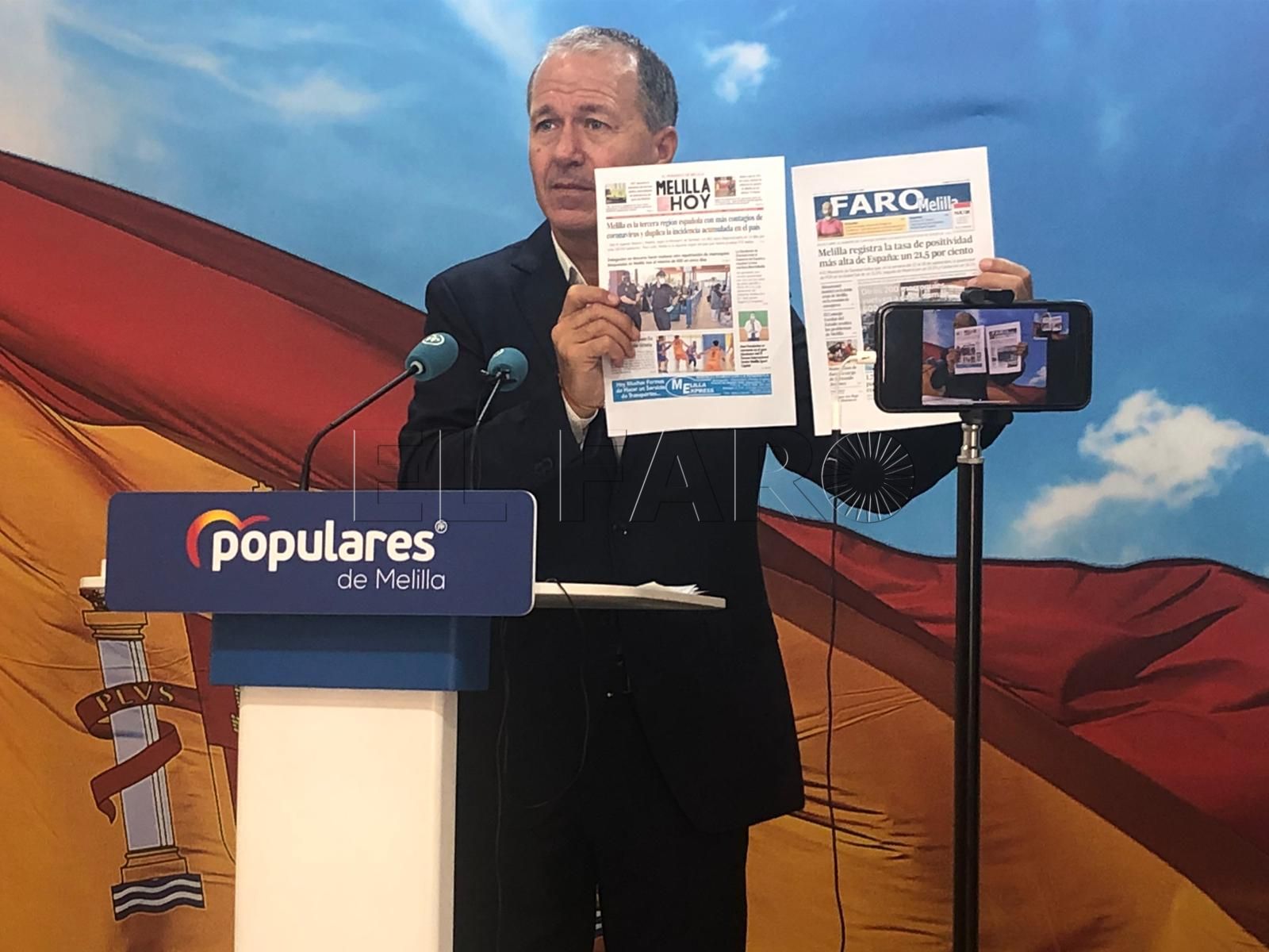 EL PP registrará mañana en la Asamblea sus propuestas para la crisis del COVID-19