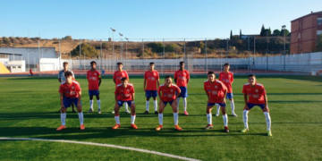 En la imagen, una de las alineaciones del CD Medina durante la presente temporada liguera.