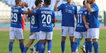 Los jugadores azulinos tienen a su alcance un gran logro, para lo que tendrían que ganar a domicilio al Villarrubia CF.