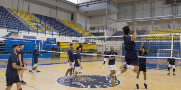 Imagen de uno de los partidos de los melillenses.