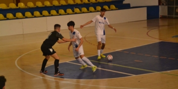 Partido de los peñistas durante la pasada temporada.