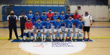 Imagen del último de los partidos de los melillenses en la presente temporada liguera.