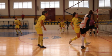 Imagen del partido que se jugó en la jornada de ayer.