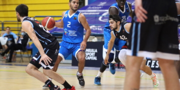 El base canadiense del Melilla Sport Capital Alec Wintering fue uno de los pilares fundamentales para la suma de este nuevo triunfo.