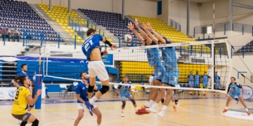 La escuadra melillense, en uno de sus partidos de esta temporada.