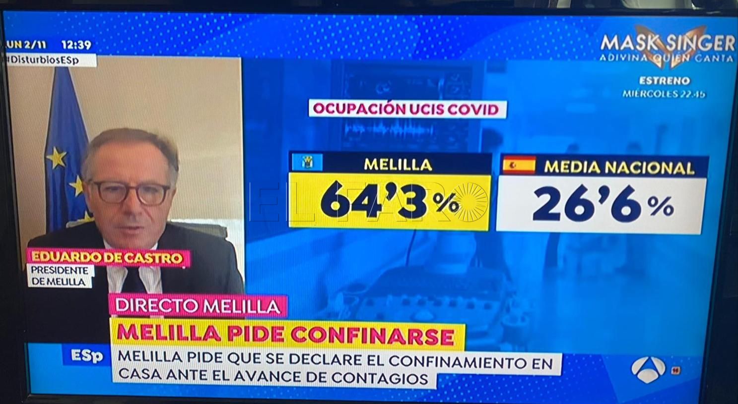 De Castro pide un nuevo marco jurídico que le permita activar el confinamiento domiciliario