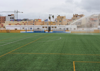 Partido de los peñistas durante la pasada temporada.