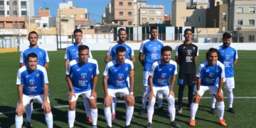 Jugadores de la escuadra melillense.