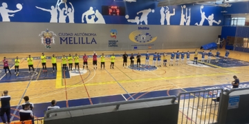 Imagen de uno de los partidos del Melistar esta temporada.