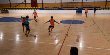 Entrenamiento de los merengues, en el Lázaro Fernández.