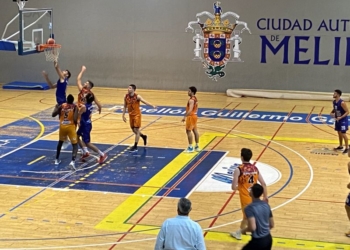 Los melillenses jugaron un partido tremendamente serio.