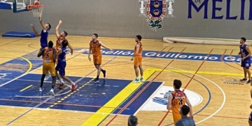 Los melillenses jugaron un partido tremendamente serio.