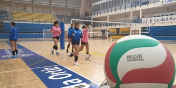 Entrenamientos de las jugadoras de nuestra ciudad.
