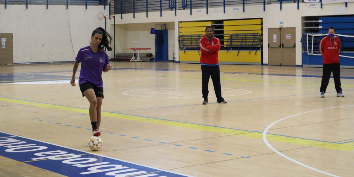 La brasileña, en uno de los entrenamientos de su equipo.